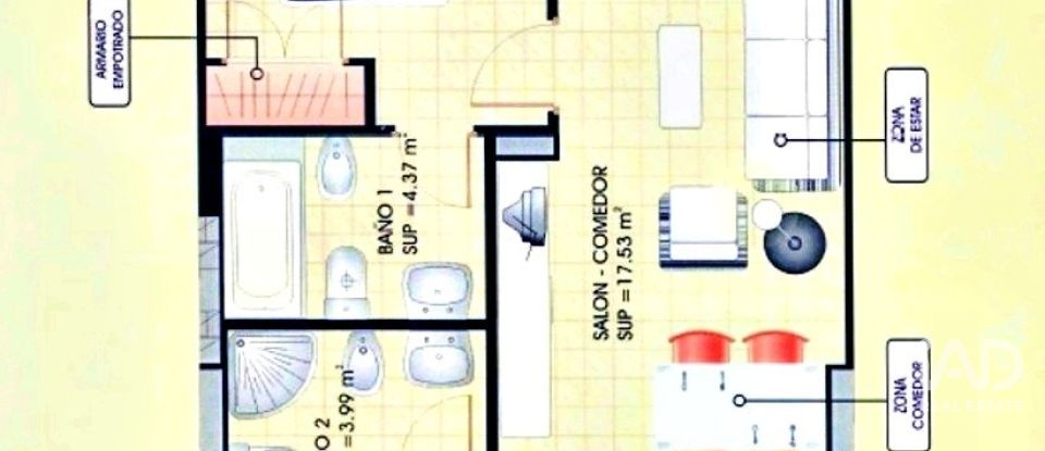 Piso 2 habitaciones de 68 m² en Oropesa/Oropesa del Mar (12594)