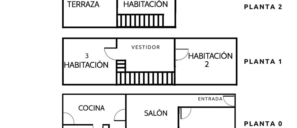 Casa 3 habitaciones de 114 m² en Abarán (30550)