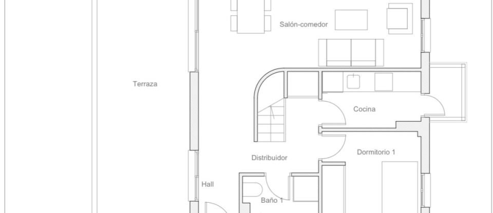 Àtic 3 habitacions de 105 m² a Madrid (28039)