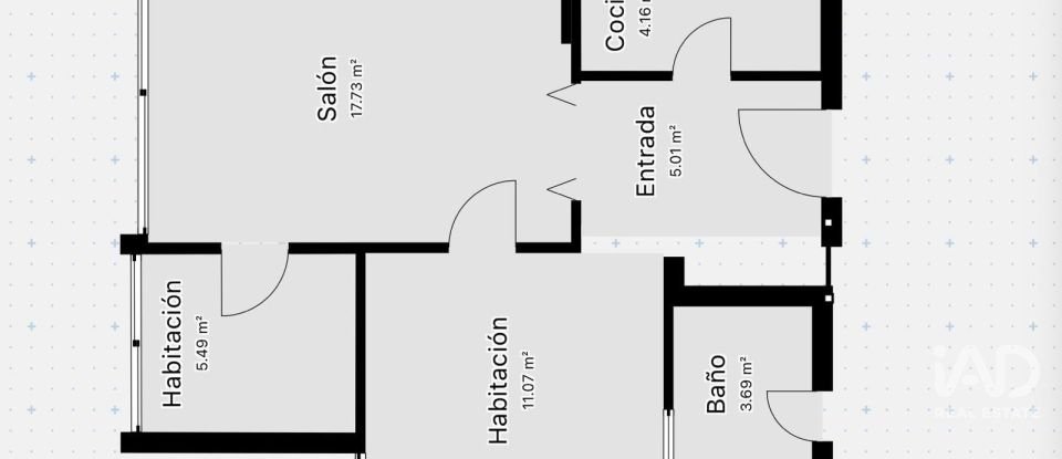 Piso 2 habitaciones de 57 m² en Calp (03710)