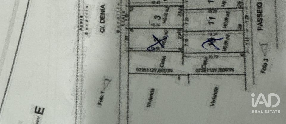 Building plot of 135 m² in Pego (03780)