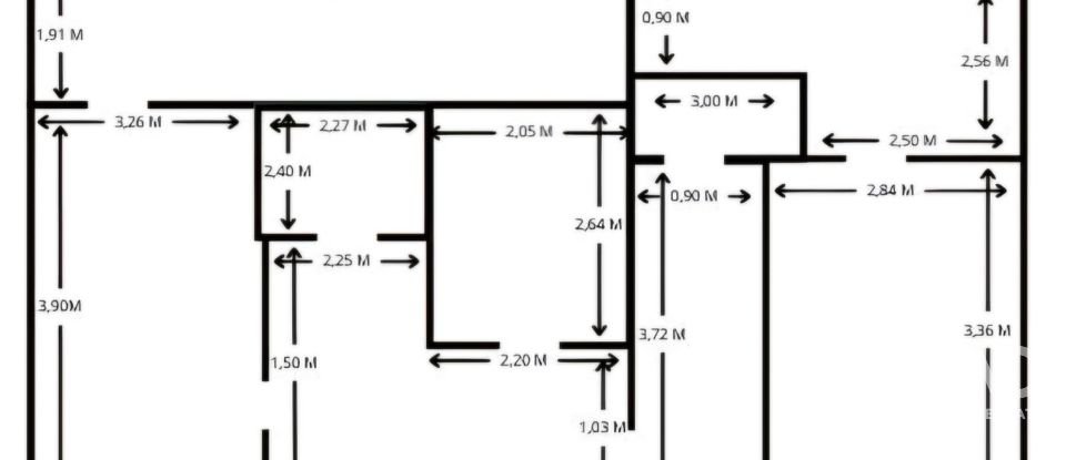 Apartment 2 bedrooms of 53 m² in Badalona (08917)