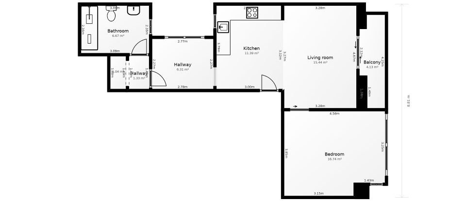 Piso 1 habitación de 64 m² en Sitges (08870)