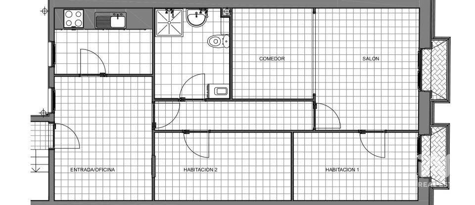 Pis 2 habitacions de 72 m² a Barcelona (08001)