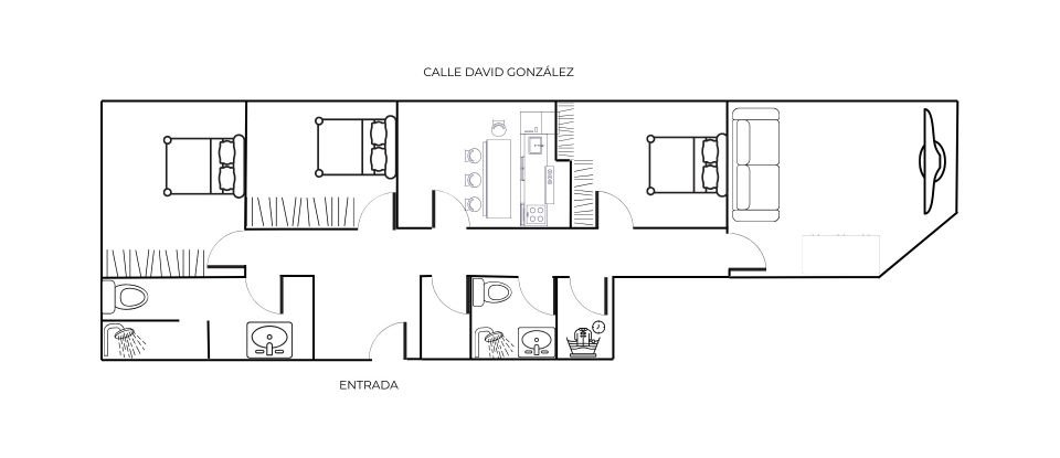 Piso 3 habitaciones de 107 m² en La Bañeza (24750)