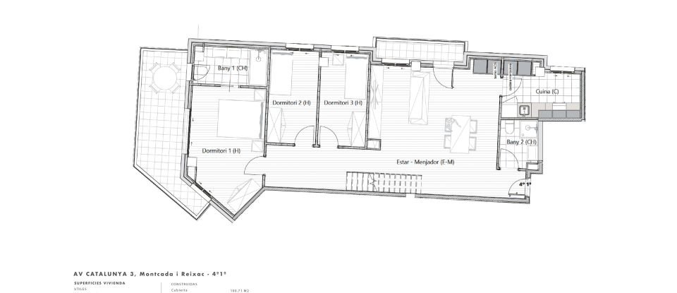 Apartment 4 bedrooms of 119 m² in Montcada i Reixac (08110)