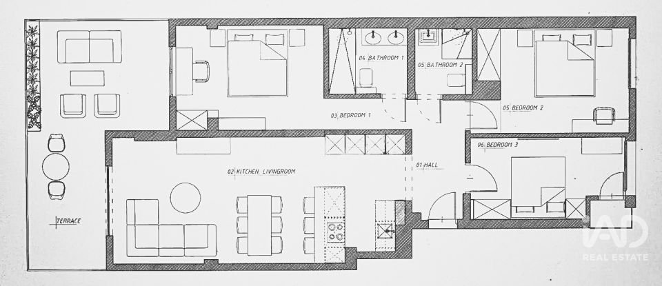 Piso 3 habitaciones de 110 m² en Marbella (29603)
