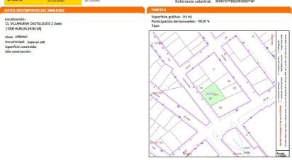 Building plot of 316 m² in Huelva (21006)