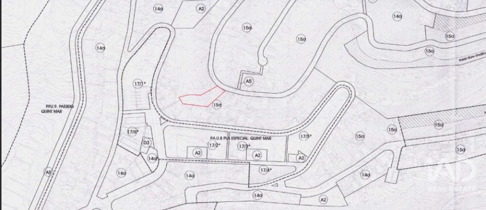 Land of 1,491 m² in Sitges (08870)