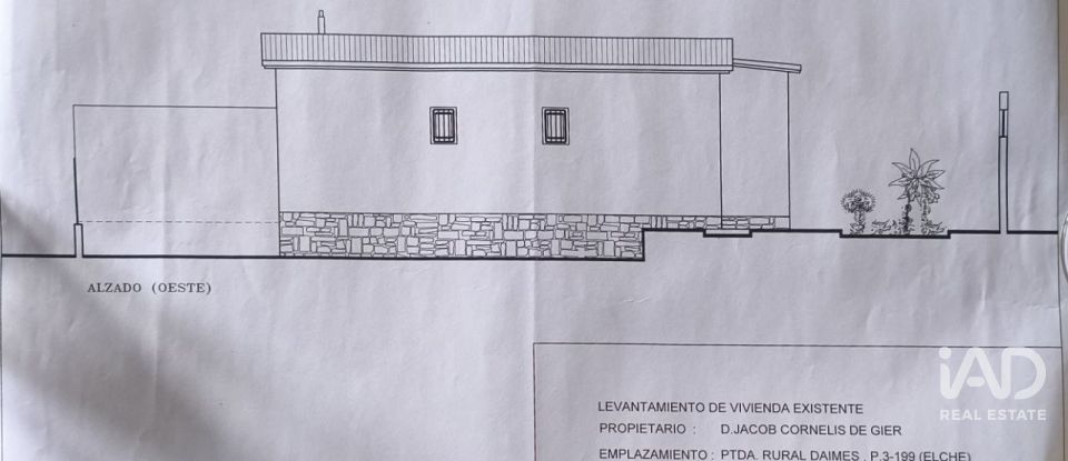 Chalet 3 habitaciones de 124 m² en Elx/Elche (03294)