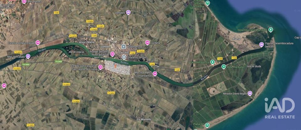 Terreno de 1.395 m² en Sant Jaume d'Enveja (43877)