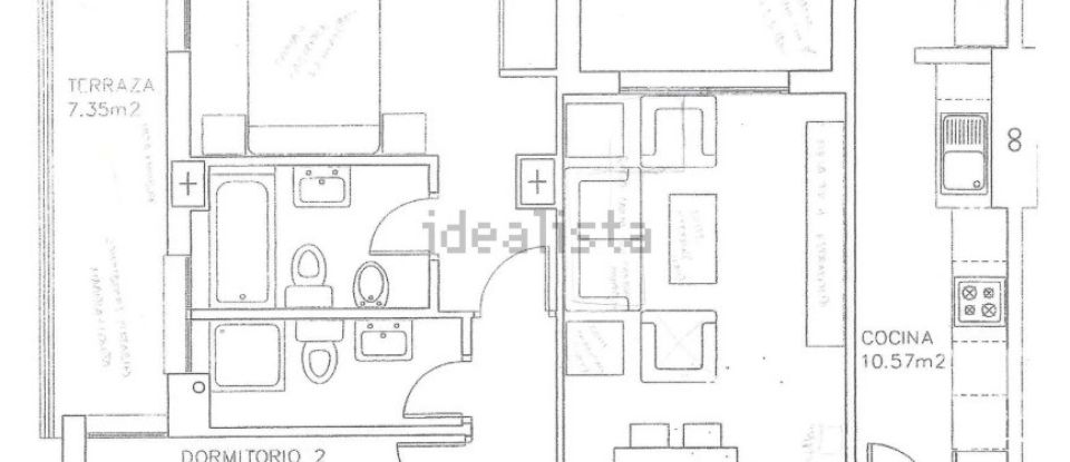 Apartment 2 bedrooms of 91 m² in La Manga del Mar Menor (30380)