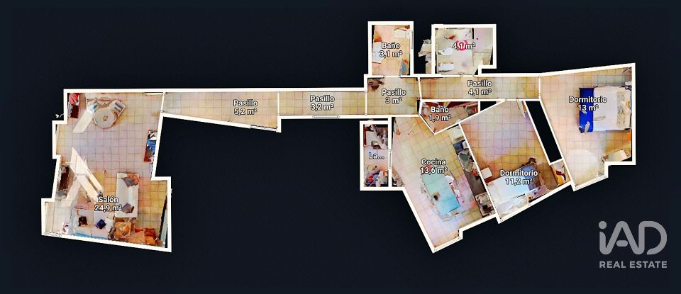 Pis 2 habitacions de 107 m² a Alicante/Alacant (03002)