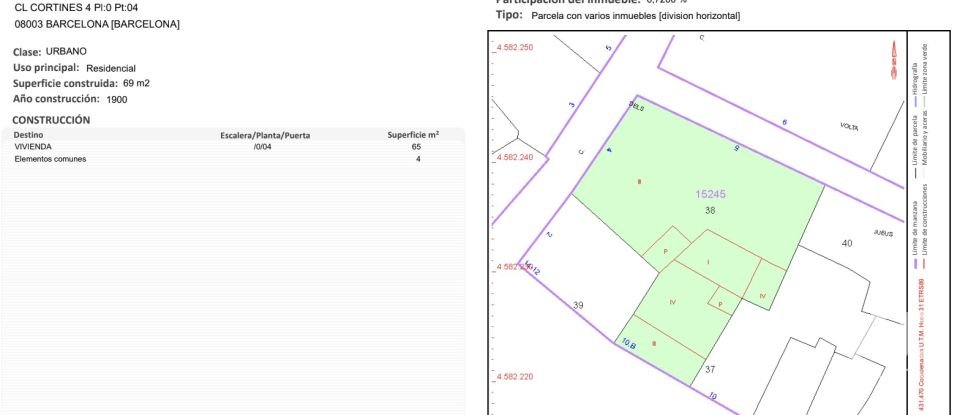 Botiga / Local comercial de 65 m² a Barcelona (08003)